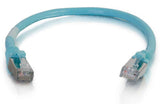 C2G 6" Cat6a STP networking cable Blue 0.15 m U/FTP (STP)
