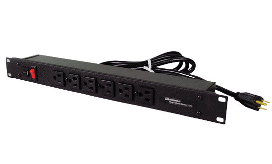 WIREMOLD J60B0B power extension 1.8 m 6 AC outlet(s) Indoor Black