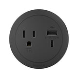 WIREMOLD RFPCRUAUC-BK outlet box accessory Black