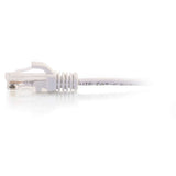 C2G 3ft (0.9m) Cat6 Snagless Unshielded UTP Slim Ethernet Network Patch Cable - White