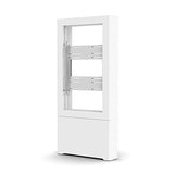 Chief Impact Floor Standing Back-to-Back Kiosk – Portrait 42” White