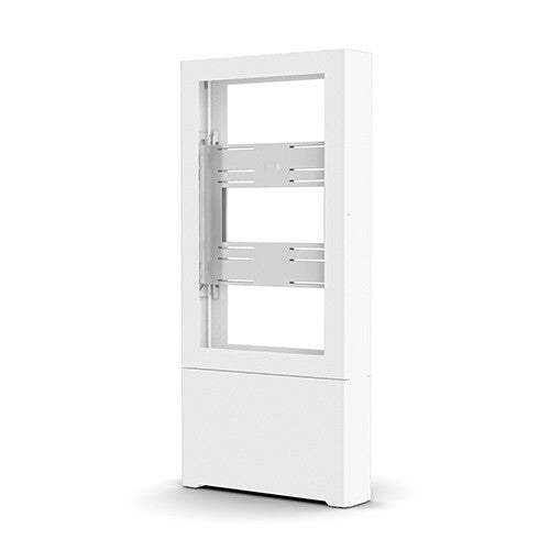 Chief Impact Floor Standing Back-to-Back Kiosk – Portrait 43” White