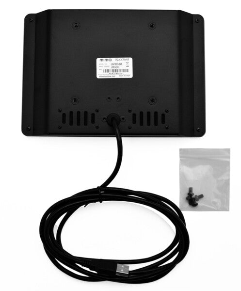 Mimo Monitors UM-760CH-SMK Signage Display 17.8 cm (7") LCD 250 cd/m² Black Touchscreen