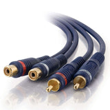 C2G 25ft (7.6m) VelocityTM RCA Stereo Audio Extension Cable
