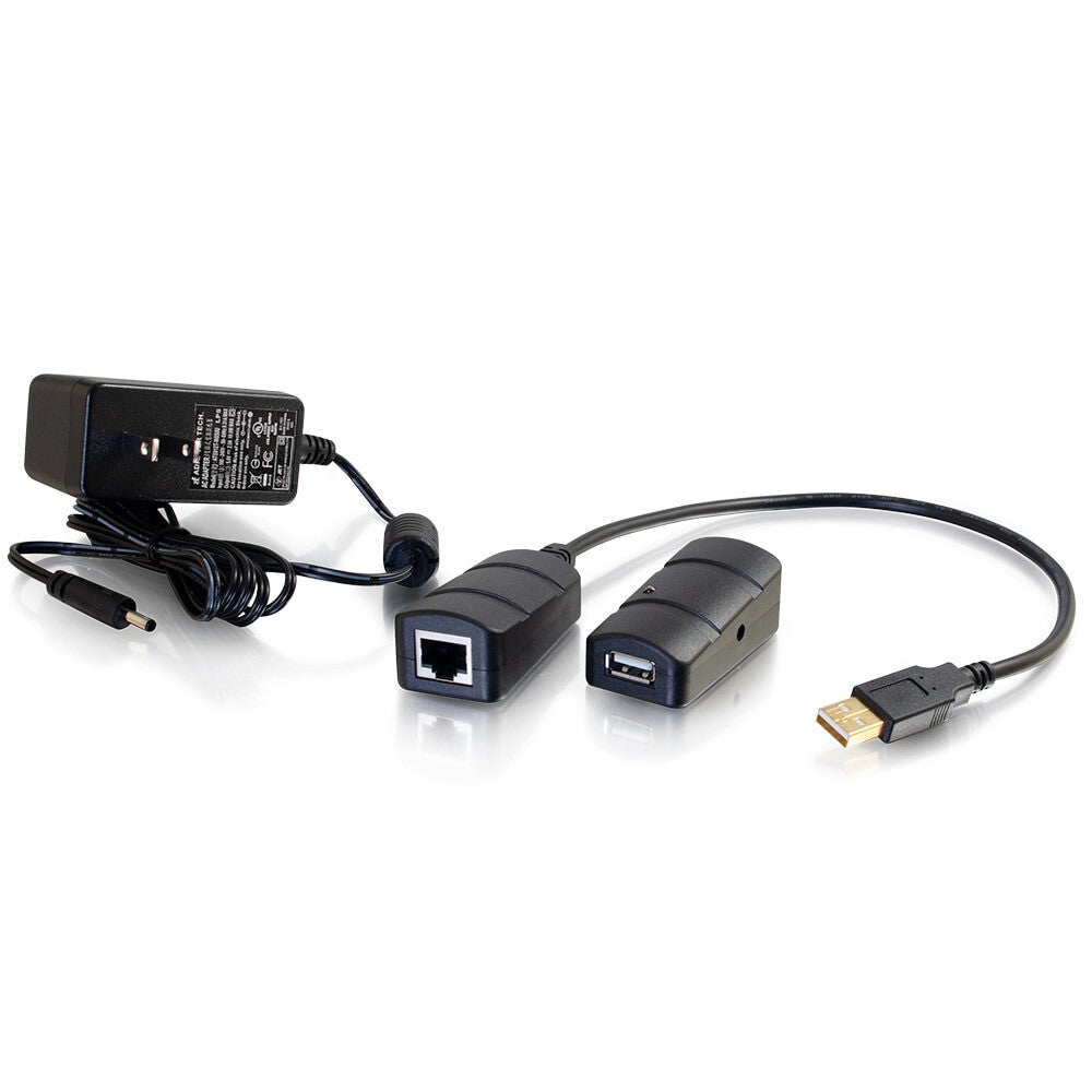 C2G Superbooster® 1-Port USB 2.0 Over Cat5/Cat6 Extender - up to 150ft