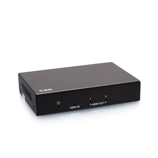 C2G 2-Port HDMI® Distribution Amplifier Splitter - 4K 60Hz