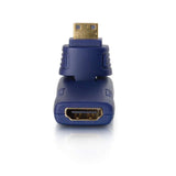 C2G VelocityTM 90° Rotating HDMI® Female to HDMI® Mini Male Port Saver Adapter - LIMITED AVAILABILITY