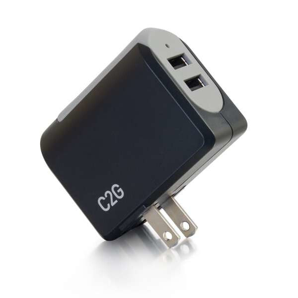 C2G 20276 mobile device charger Universal Black, Grey AC Indoor