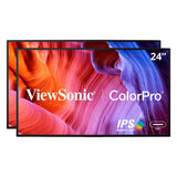 Viewsonic VP2468a_H2 computer monitor 61 cm (24") 1920 x 1080 pixels Full HD LED Black