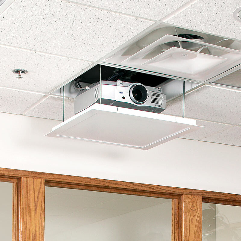 Draper AeroLift 150 project mount Ceiling White