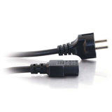 C2G 8.2ft (2.5m) 14 AWG European Power Cord (CEE7/7 to IEC320C13)