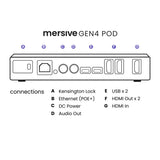 Mersive Technologies Gen4 Pod + Mersive Pro 3 Year Plan wireless presentation system HDMI / USB Type-C Desktop