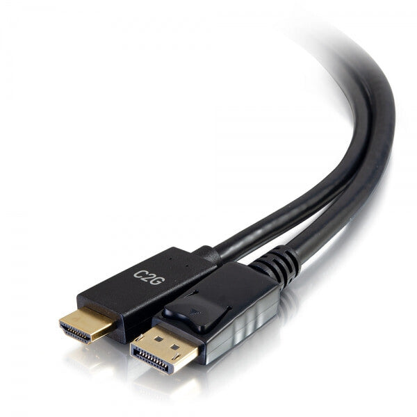 C2G 54432 video cable adapter 0.9 m DisplayPort HDMI Black