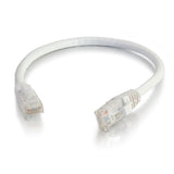 C2G 5ft Cat6a networking cable White 1.5 m U/UTP (UTP)