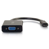 C2G 41353 video cable adapter 0.2032 m Mini-HDMI VGA (D-Sub) Black