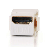 C2G Snap-In HDMI® F/F Keystone Insert Module - White