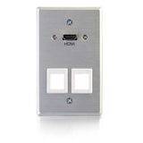 C2G 60160 wall plate/switch cover Aluminium