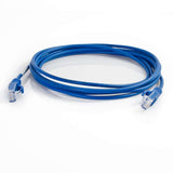 C2G 10ft (3m) Cat6 Snagless Unshielded UTP Slim Ethernet Network Patch Cable - Blue