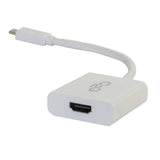 C2G USB-C® to HDMI Audio/Video Adapter Converter - 4K 30Hz - White
