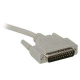 C2G 25 ft DB25 M/F Serial RS232 Extension Cable