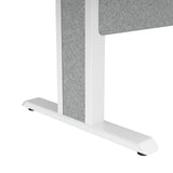 Middle Atlantic ForumTM 92" Arc Fits up to 3 People, 30" Seated Height, Designer White Table Top with Light Table Base