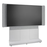 Middle Atlantic ForumTM Free-Standing 66" (3 Bay) Display Stand for (1) 86" to 100" Display, Light Finish