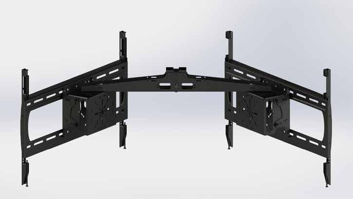 Premier Mounts 7170-1158-01 signage display mount 190.5 cm (75") Black