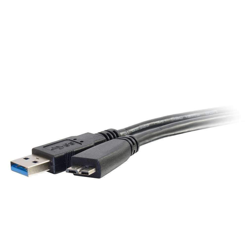 C2G 3.3ft (1m) USB 3.0 A Male to Micro B Male Cable