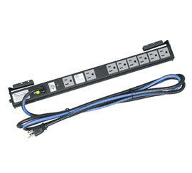 Middle Atlantic PD-815SC-PBSH power extension 0.25 m 8 AC outlet(s) Black