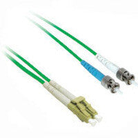 C2G 1m LC/ST Duplex 50/125 Multimode Fiber Patch InfiniBand/fibre optic cable Green