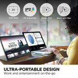 Viewsonic VG Series VG1656-2K computer monitor 40.6 cm (16") 2560 x 1600 pixels WQXGA LED Silver