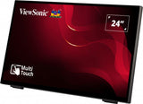 Viewsonic TD2465 Signage Display Interactive flat panel 61 cm (24") LED 250 cd/m² Full HD Black Touchscreen