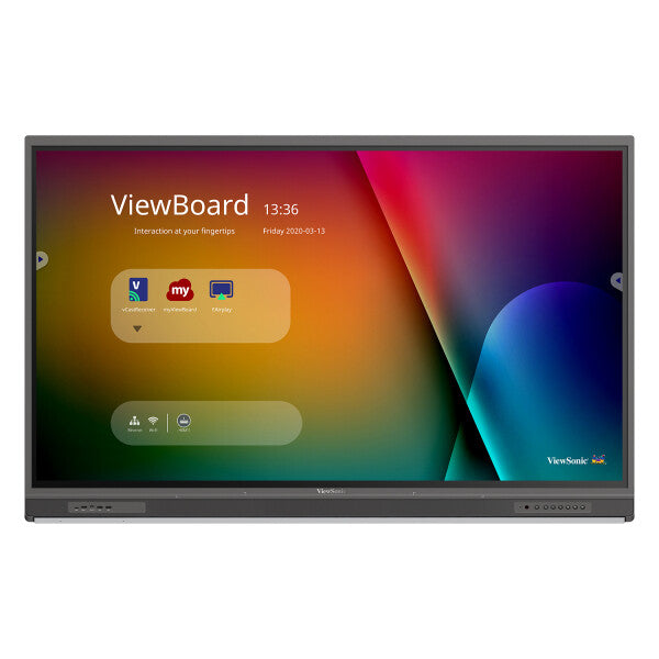 Viewsonic IFP6552-1C interactive whiteboard 163.8 cm (64.5") 3840 x 2160 pixels Touchscreen Black