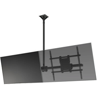 2 In-Line Multi-Display System for Two 32in to 65in Displays (Back-Back)