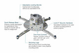 Premier Mounts FTPW project mount Ceiling White