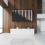 Draper Foundation Mount System with Trim Black