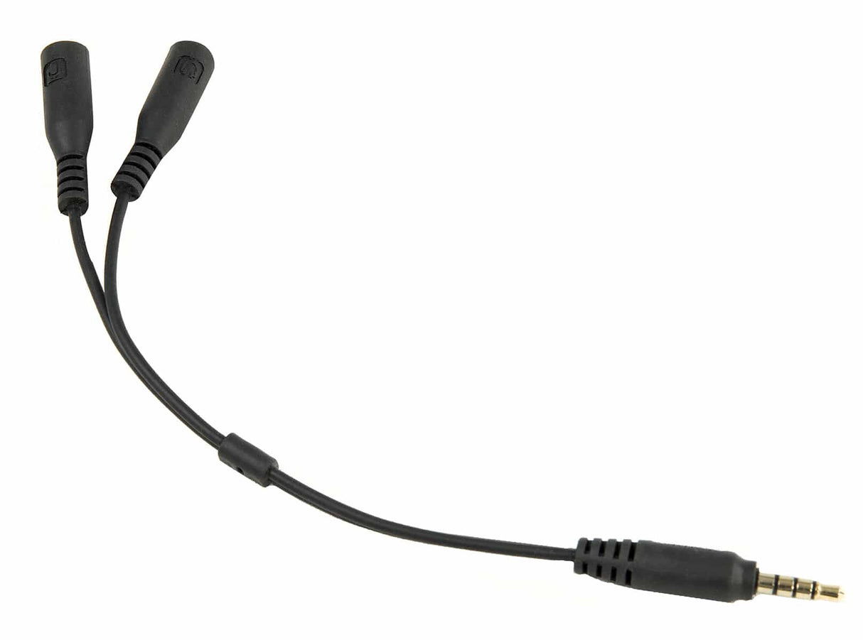 Listen LA-436 audio cable 3.5mm 2 x 3.5mm Black