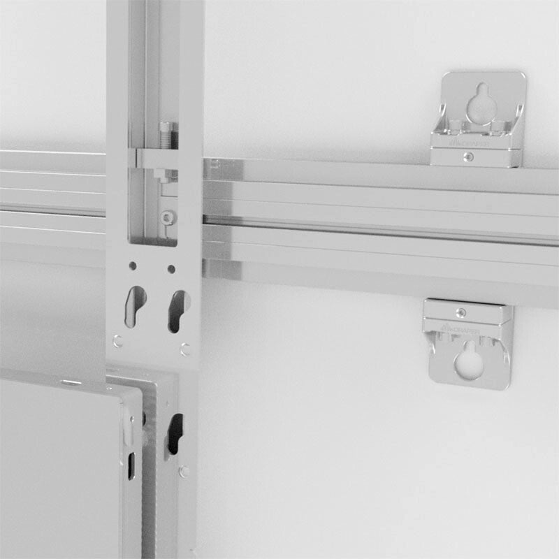 Draper Foundation Mount System with Trim Black