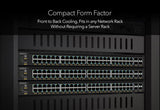 NETGEAR M4350-12X12F Managed L3 10G Ethernet (100/1000/10000) 1U Black