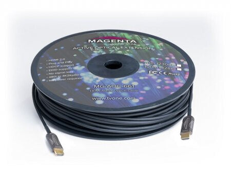 TV One MG-AOC-661-25 HDMI cable 25 m HDMI Type A (Standard) Black