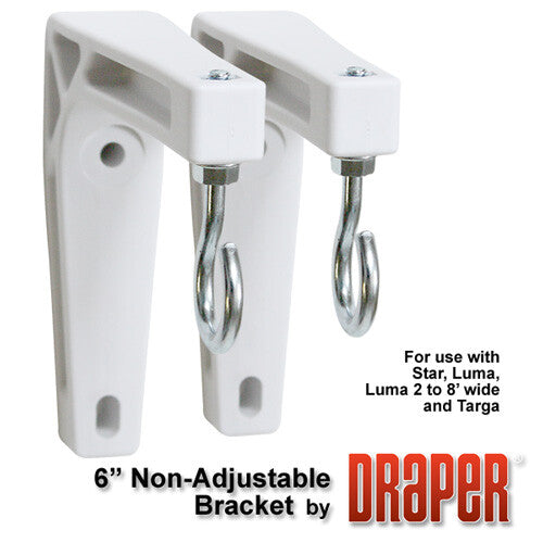 Draper Wall Padding Draper Wall Brackets White – DataVisual Marketing Inc.