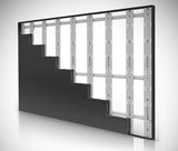 Draper Foundation Mount System with Trim Black
