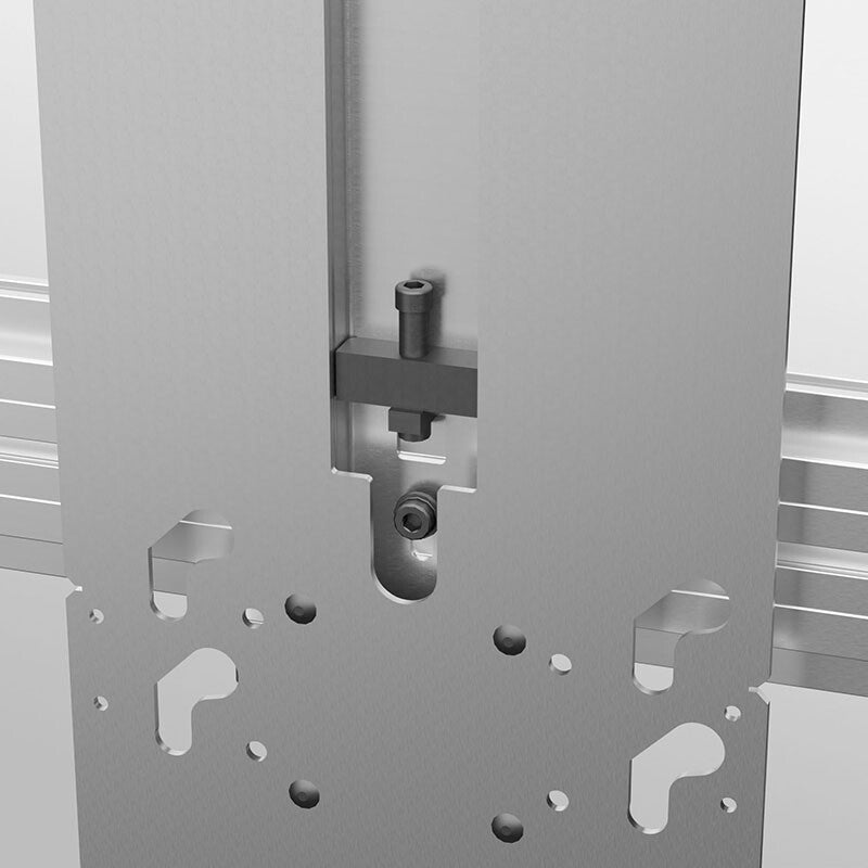 Draper Foundation Mount System with Trim Black