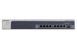 NETGEAR XS508M Unmanaged 10G Ethernet (100/1000/10000) 1U Black, Blue, Silver