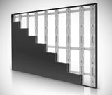 Draper Foundation Mount System with Trim Black
