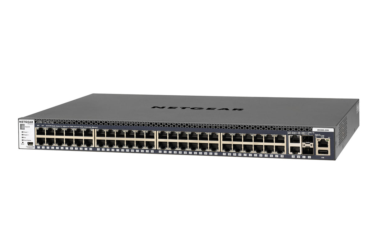 NETGEAR M4300-52G Managed L3 Gigabit Ethernet (10/100/1000) 1U Grey