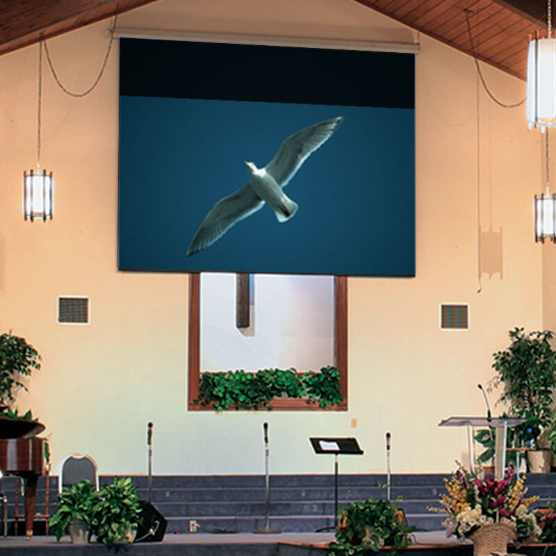 Targa, 184in, HDTV, ClearSound White Weave XT900E, 110 V, with Quiet Motor and LVC-IV Low Voltage Controller