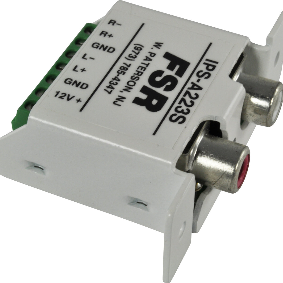 Ips R Socket FSR IPS-A223S-WHT socket-outlet RCA White – DataVisual Marketing Inc.