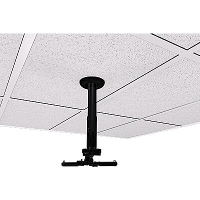 Suspended Ceiling Projector Kit With JR Universal Adapter (12in-18in Drop)