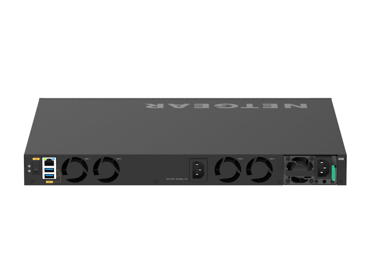 NETGEAR M4350-24X4V Managed L3 10G Ethernet (100/1000/10000) Power over Ethernet (PoE) 1U Black